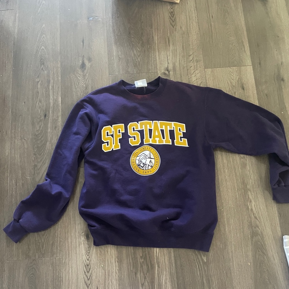 SF State San Francisco Champion sweatshirt Medium purple
